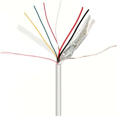 Cable de alarma y portero video Nimo - 100m, 6 conductores, blanco Cable de alarma y portero video Nimo - 100m, 6 conductores, blanco