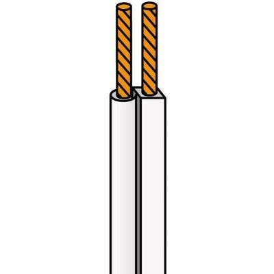 NIMO Weiß 2x1,5mm Lautsprecherkabel - Audio NIMO Weiß 2x1,5mm Lautsprecherkabel - Audio