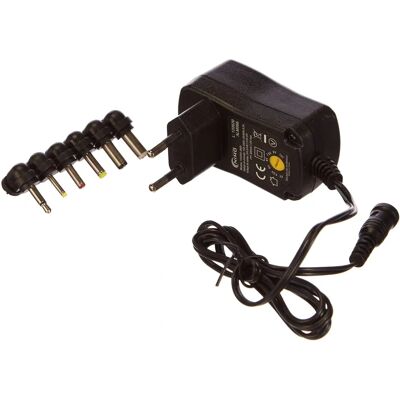 Nimo Alimentation - 3-12V Ajustable 600mA 7W avec 6 adaptateurs Nimo Alimentation - 3-12V Ajustable 600mA 7W avec 6 adaptateurs