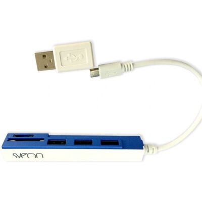 Lettore schede MicroSD/SD Sveon SCT031 USB 2.0 - Lettore di schede di memoria Lettore schede MicroSD/SD Sveon SCT031 USB 2.0 - Lettore di schede di memoria
