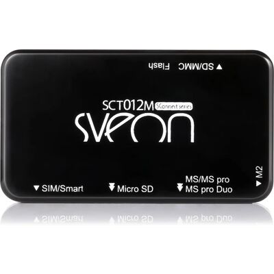 Sveon SCT012M Leitor de Cartões Inteligentes - DNI 3.0 - Preto Sveon SCT012M Leitor de Cartões Inteligentes - DNI 3.0 - Preto