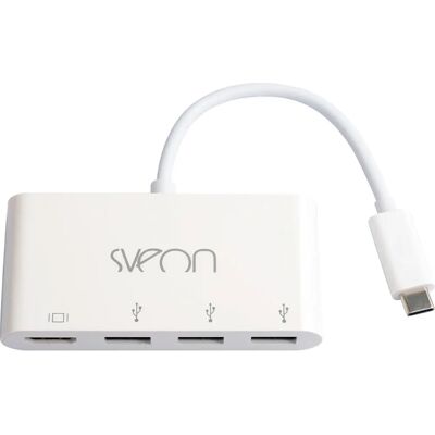 Docking Sveon Branco SCT502 - USB 3.2, HDMI, 4K Docking Sveon Branco SCT502 - USB 3.2, HDMI, 4K