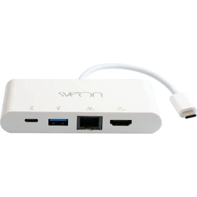 Docking USB-C Sveon SCT504 - HDMI, Ethernet, USB 3.0 Docking USB-C Sveon SCT504 - HDMI, Ethernet, USB 3.0