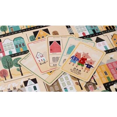 Gra obserwacyjna Postman - Zabawa dla rodzin - 24x24cm Gra obserwacyjna Postman - Zabawa dla rodzin - 24x24cm