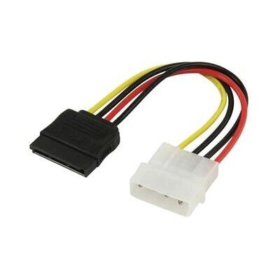 Cable SATA 3GO Power - 0,15m - Conector SATA 13 pines - Molex 4 pines - Negro, Rojo, Blanco, Amarillo - Electrónica Cable SATA 3GO Power - 0,15m - Conector SATA 13 pines - Molex 4 pines - Negro, Rojo, Blanco, Amarillo - Electrónica