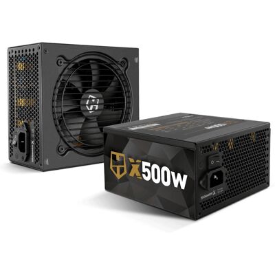 NOX Hummer X500W Fonte de Alimentação - 80 Plus Bronze - Preto NOX Hummer X500W Fonte de Alimentação - 80 Plus Bronze - Preto