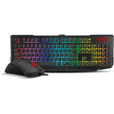 Kit Teclado e Rato Ozone Double Tap - Preto - USB Gaming Kit Teclado e Rato Ozone Double Tap - Preto - USB Gaming