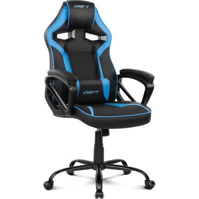 Chaise Gaming DRIFT Modèle DR50 - Réglable, Ergonomique, Noir Bleu Chaise Gaming DRIFT Modèle DR50 - Réglable, Ergonomique, Noir Bleu