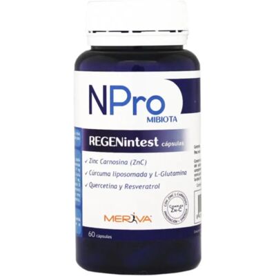 NPro Regenintest - Suplemento digestivo con aminoácidos y plantas NPro Regenintest - Suplemento digestivo con aminoácidos y plantas