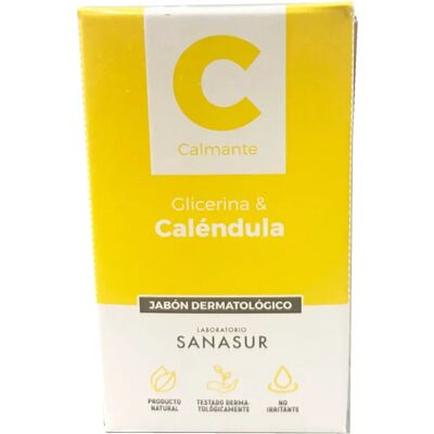 Jabón de Glicerina y Caléndula Sanasur - Cuidado de la Piel Jabón de Glicerina y Caléndula Sanasur - Cuidado de la Piel