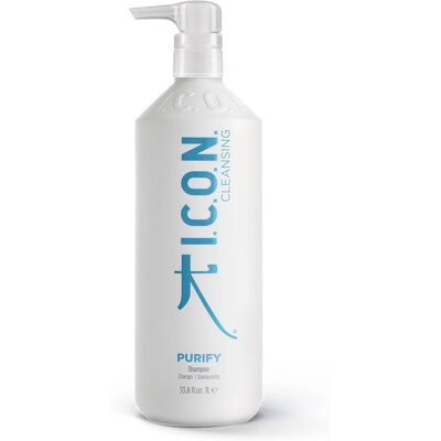 Shampoo Purify I.C.O.N. 1000ml - Nettoyage en Profondeur pour Tous Types de Cheveux - Publicité Shampoo Purify I.C.O.N. 1000ml - Nettoyage en Profondeur pour Tous Types de Cheveux - Publicité