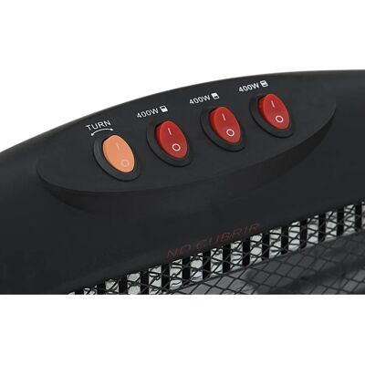 Calefactor Eléctrico de Cuarzo Avant - 3 Niveles, Oscilante, Seguridad Calefactor Eléctrico de Cuarzo Avant - 3 Niveles, Oscilante, Seguridad
