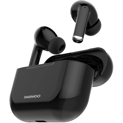 Auricolari Wireless Daewoo - DW2001 Bluetooth 5.3 - 6h Autonomia - Neri Auricolari Wireless Daewoo - DW2001 Bluetooth 5.3 - 6h Autonomia - Neri