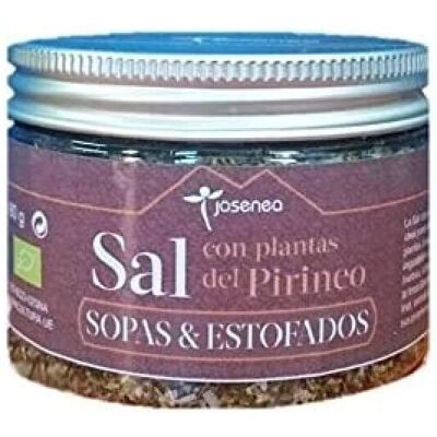 Josenea Sal Orgánico con Plantas Pirineo - Sopas y Estofados Josenea Sal Orgánico con Plantas Pirineo - Sopas y Estofados