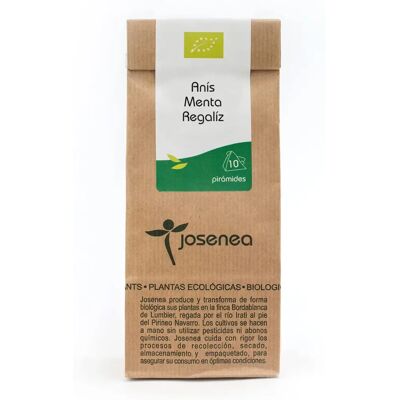 Infusión de Anís Menta Regaliz Orgánica Josenea - Digestiva Infusión de Anís Menta Regaliz Orgánica Josenea - Digestiva