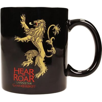 Taza Lannister de Juego de Tronos - Cerámica Negra - Taza - Juego de Tronos Taza Lannister de Juego de Tronos - Cerámica Negra - Taza - Juego de Tronos