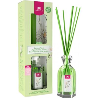 Cristalinas Diffuseur en Baguettes - Jasmin - 180ml - Longue Durée - Publicité Cristalinas Diffuseur en Baguettes - Jasmin - 180ml - Longue Durée - Publicité