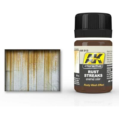 AK Interactive RUST STREAKS - Produit de vieillissement pour modèles - Publicité AK Interactive RUST STREAKS - Produit de vieillissement pour modèles - Publicité
