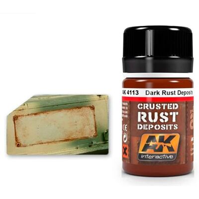 Kit de modélisation de rouille foncée AK Interactive - Texture de rouille 35mL - Publicité Kit de modélisation de rouille foncée AK Interactive - Texture de rouille 35mL - Publicité