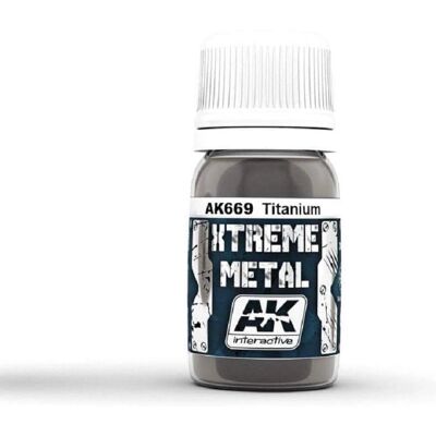 AK Interactive Ti–metallic emailová barva - 30ml AK Interactive Ti–metallic emailová barva - 30ml