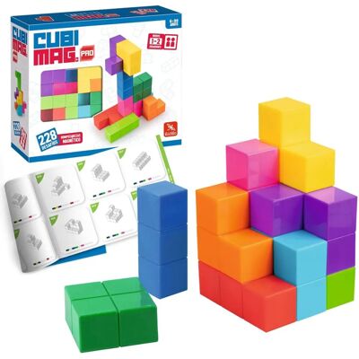 Lúdilo Cubimag Pro Puzzle - Jeu de Défis Magnétiques 3D Lúdilo Cubimag Pro Puzzle - Jeu de Défis Magnétiques 3D