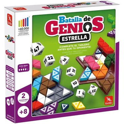 Ludilo Estrella Batalla de Genios - Gioco da Tavolo per Bambini 8+ Ludilo Estrella Batalla de Genios - Gioco da Tavolo per Bambini 8+