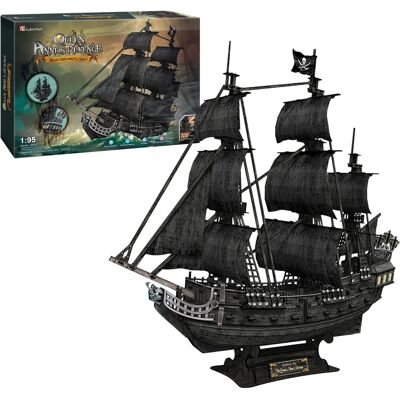 Cubic Fun Puzzle 3D Queen Anne's Revenge - Navire - Publicité Cubic Fun Puzzle 3D Queen Anne's Revenge - Navire - Publicité