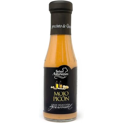 Salsas Asturianas - Mojo picón - Sans gluten - 290 g - Sauce - Publicité Salsas Asturianas - Mojo picón - Sans gluten - 290 g - Sauce - Publicité