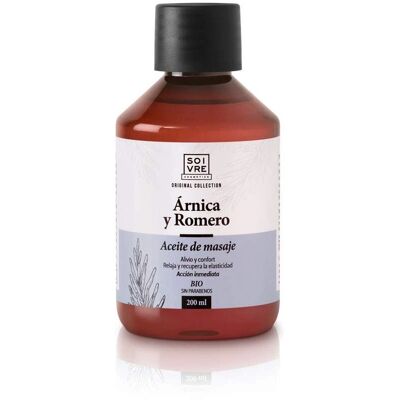 Aceite de masaje con árnica y romero Soivre - 200 ml Orgánico Aceite de masaje con árnica y romero Soivre - 200 ml Orgánico
