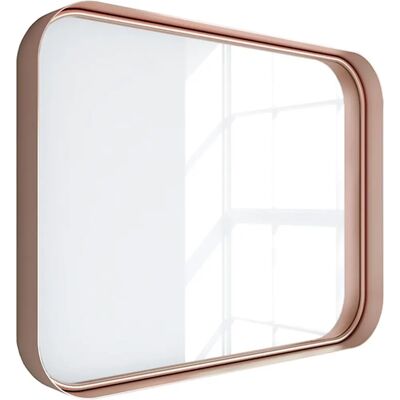 Specchio Rettangolare Rosa Oro Randal - 80x60cm Specchio Rettangolare Rosa Oro Randal - 80x60cm