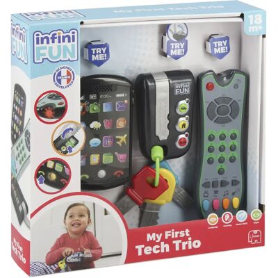 Jumbo InfiniFun I0889GI1 Lernspielzeug - Tech Trio - Mehrfarben/Schwarz - Pädagogisches Spielzeug Jumbo InfiniFun I0889GI1 Lernspielzeug - Tech Trio - Mehrfarben/Schwarz - Pädagogisches Spielzeug