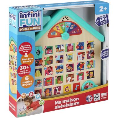 Infinifun I21502FR1 Edukacyjna zabawka drewniana - Nauka liter Infinifun I21502FR1 Edukacyjna zabawka drewniana - Nauka liter
