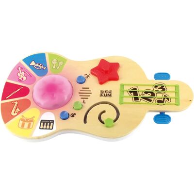 Centre d'Activités Musicales en Bois Infinifun I21503FR1 - Jeu de société - Publicité Centre d'Activités Musicales en Bois Infinifun I21503FR1 - Jeu de société - Publicité
