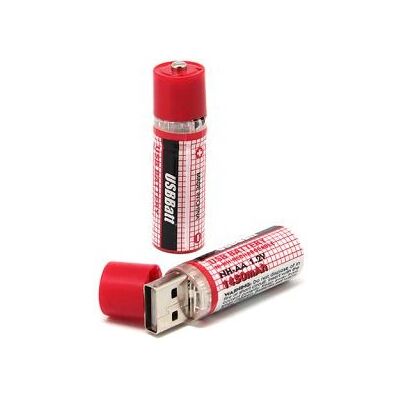 Unotec Batería Recargable AA - USB - 1450mAh - Baterías Unotec Batería Recargable AA - USB - 1450mAh - Baterías