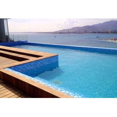 Alkorplan 3000 Byzance bleu PVC liner de piscine - Type de Piscine - Publicité Alkorplan 3000 Byzance bleu PVC liner de piscine - Type de Piscine - Publicité