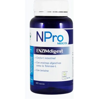 NPro Enzimdigest - Enzimas digestivas - 60 cápsulas NPro Enzimdigest - Enzimas digestivas - 60 cápsulas