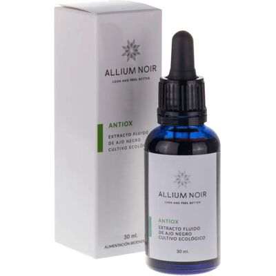 Allium noir Schwarzer Knoblauch-Extrakt - Anti-Aging-Antioxidans, 30ml Allium noir Schwarzer Knoblauch-Extrakt - Anti-Aging-Antioxidans, 30ml