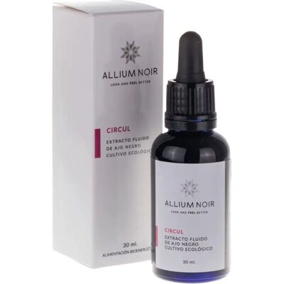 Allium noir Circul Schwarzer Knoblauch-Extrakt - Blutflussunterstützung - 30ml Allium noir Circul Schwarzer Knoblauch-Extrakt - Blutflussunterstützung - 30ml