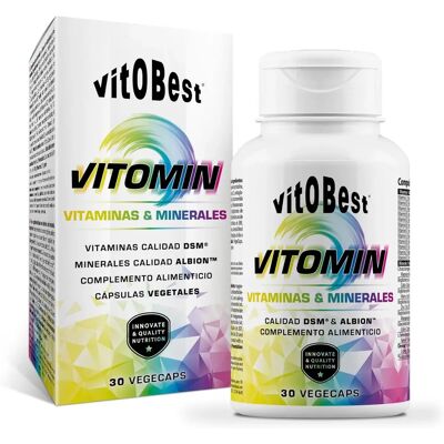 Vit.O.Best Vitomin Complejo de Vitaminas y Minerales - Suplemento Vit.O.Best Vitomin Complejo de Vitaminas y Minerales - Suplemento