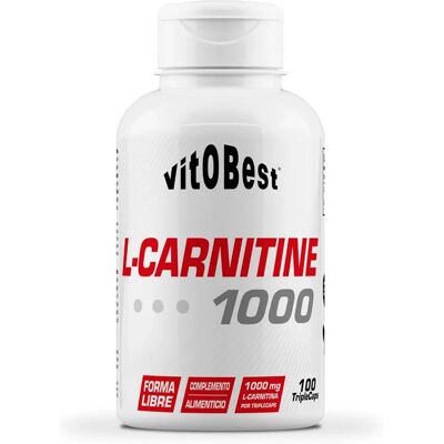 VITOBEST L-Carnitine 1000mg - Brûleur de graisse & Énergie - Publicité VITOBEST L-Carnitine 1000mg - Brûleur de graisse & Énergie - Publicité