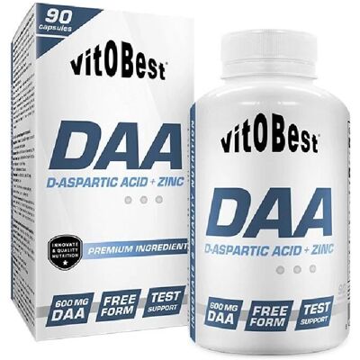 Vit.O.Best Ácido D-Aspártico + Zinc 90 cápsulas Vit.O.Best Ácido D-Aspártico + Zinc 90 cápsulas