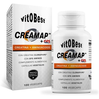 VIT.O.BEST Creamap + GFS Creatina - Suplemento Vegano VIT.O.BEST Creamap + GFS Creatina - Suplemento Vegano