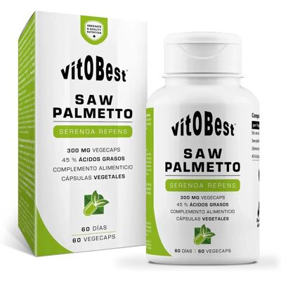 Vit.O.Best Saw Palmetto 300 mg - Apoio à próstata Vit.O.Best Saw Palmetto 300 mg - Apoio à próstata