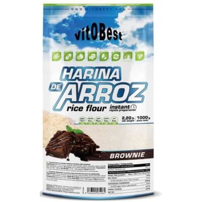 Harina de Arroz Brownie VIT.O.BEST 1kg - Sin Gluten Harina de Arroz Brownie VIT.O.BEST 1kg - Sin Gluten