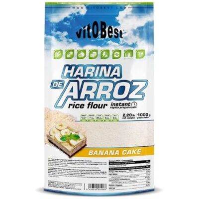 VIT.O.BEST Farinha de arroz com banana - 1kg VIT.O.BEST Farinha de arroz com banana - 1kg