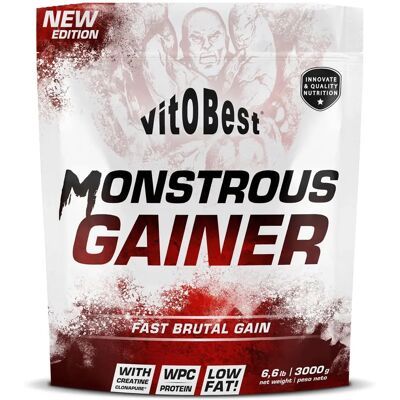 VIT.O.BEST Monster Gainer 2200 Chocolate - Polvo de proteína VIT.O.BEST Monster Gainer 2200 Chocolate - Polvo de proteína