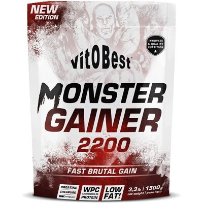 Suplemento Vit.O.Best Monster Gainer 2200 - Chocolate, Vainilla, 1,5kg Suplemento Vit.O.Best Monster Gainer 2200 - Chocolate, Vainilla, 1,5kg