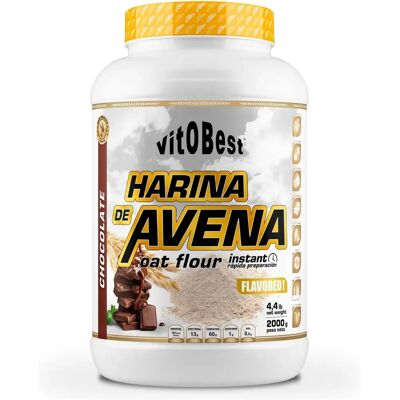 Farinha de Aveia Vitobest 2Kg - Receitas Fitness, Sabor Chocolate Farinha de Aveia Vitobest 2Kg - Receitas Fitness, Sabor Chocolate