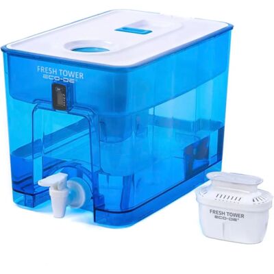 Distributeur d'eau filtrée ECO-DE - Filtres Inclus - Publicité Distributeur d'eau filtrée ECO-DE - Filtres Inclus - Publicité