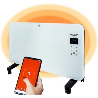 Radiador Eléctrico Wi-Fi ECODE - 2 Niveles - Blanco - Radiador Radiador Eléctrico Wi-Fi ECODE - 2 Niveles - Blanco - Radiador